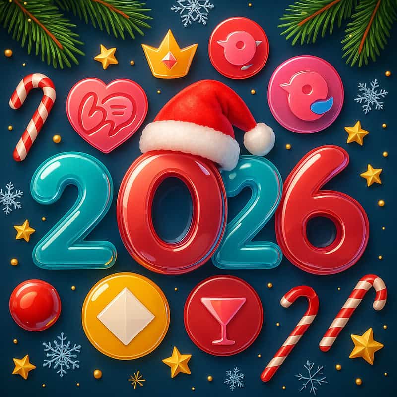 Поздравление с Новым годом 2026 от LEKSA-TOKENS.COM